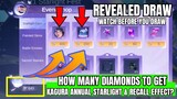 Revealed Diamonds To Get Kagura Annual Starlight Skin & Her Recall Effects | Starlight Fest| MLBB
