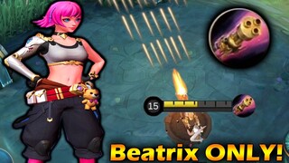 Beatrix Best Gun Machine GUN! | MOBILE LEGENDS