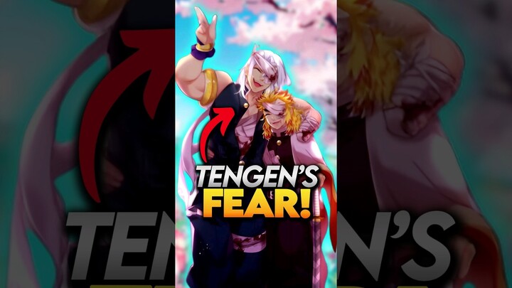 Tengen's Biggest Fear Makes him STRONGEST! Demon Slayer Explained #demonslayer #shorts