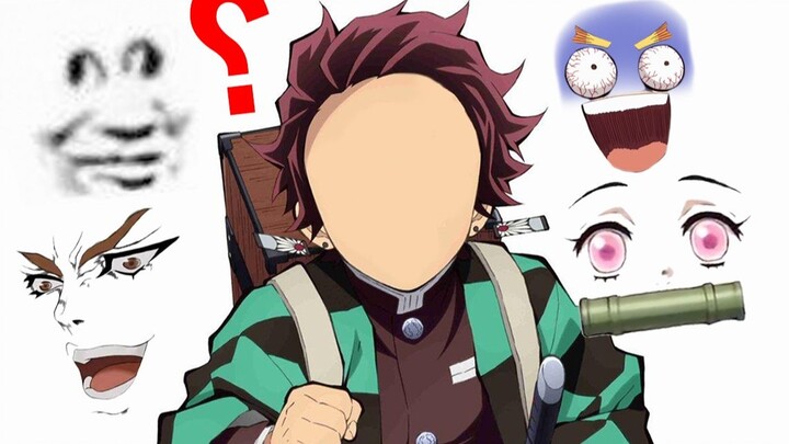 Kamado Tanjiro can't find his face, can you help him?