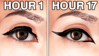 I Tried Mastering The Perfect Eyeliner In 72 Hours 😰