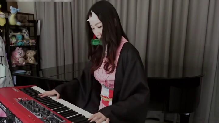 [Ru's Piano] Nezuko và Butterfly Shinobi "Bài ca của Kamado Tanjiro"!! Nhạc anime cảm động nhất 2019