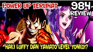 [REVIEW 984] SEPERTI KAIDO!! LUFFY DAN YAMATO GUNAKAN BUSOSHOKU HAKI TINGKAT TINGGI!?