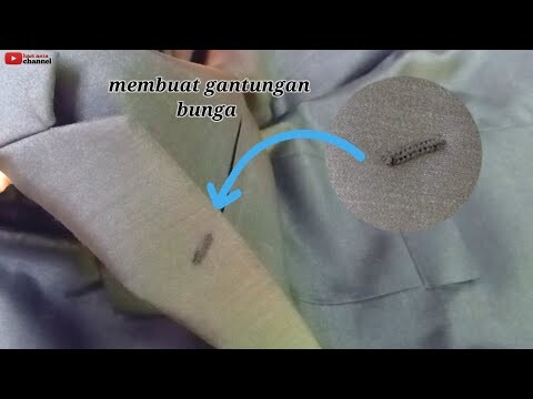 Cara Membuat Pin Flower Pada Lapel Jas