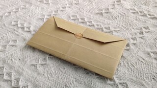 【Origami】Teach you how to fold beautiful envelopes in one minute, easy to learn without glue, just h