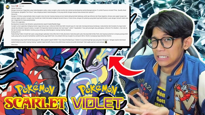 APAKAH AKAN ADA LEGENDARY KETIGA ? BAHAS TEORI - TEORI KALIAN MENGENAI POKEMON SCARLET VIOLET !!