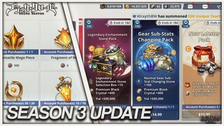 SEASON 3 UPDATE IS HERE! (SSR VERSATILE, NO LIMIT DISPATCH, NEW PACKS, NEW SKINS, AND MORE!)