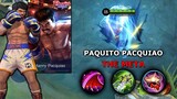 PAQUITO Manny Pacquiao SKIN GAMEPLAY | MOBILE LEGENDS