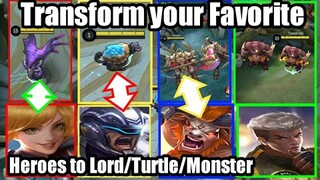 What if one of your favorite hero become a Lord/turtle or Jungle Monster