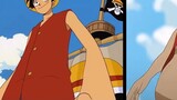 "one piece" and "Two pieces" theme song screen comparison!!!