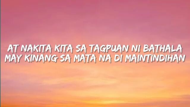 tagpuan (lyrics)