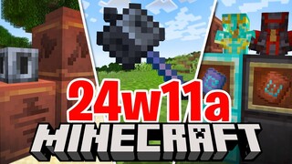 NUOVA ARMA: la MAZZA! NUOVI TEMPLATE e TESORI - Minecraft ITA 1.21 Snapshot 24w11a