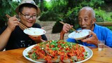 Countryside Recipe| Steamed Pig's Trotters with Diced Hot Red Peppers