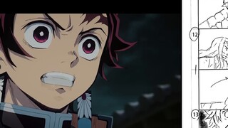 "Nezuko, kembalilah padaku!" Bagian dari storyboard episode ketujuh Kimetsu no Yaiba