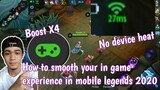 New Gaming Booster app for smooth performance in Mobile Legends 2020