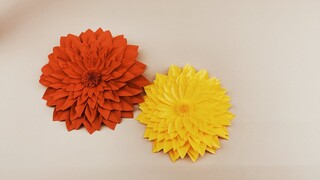 Cách gấp hoa cúc bằng giấy - Paper Flower Craft