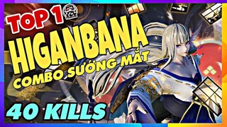 Onmyoji Arena | Top 1 Higanbana chơi trym cực điệu nghệ cùng team đạt 40 Kills quá kinh khủng