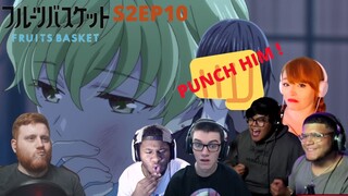 HE DESERVES A PUNCH ! FRUITS BASKET SEASON 2 EPISODE 10 BEST REACTION COMPILATION