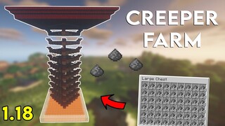 Minecraft 1.18 Creeper Farm Easy Build