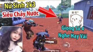 Cô Bé Nữ Sinh Có Giọng Nói Siêu DỄ THƯƠNG Nhưng Vô Cùng "Chảy Nước" | PUBG Mobile