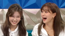 Saat Jihyo dan Mosa pertama kali bertemu, mereka ketakutan dengan reaksi aneh gadis Sakura “Eh~”