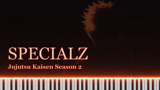 [AI Piano Score] Jujutsu Kaisen Season 2 Shibuya Incident OP - SPECIALZ | Animenz