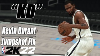 Kevin Durant Jumpshot Fix NBA2K22