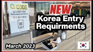 Korea Entry Requirements 2023 Walkthrough (Enter South Korea with me)