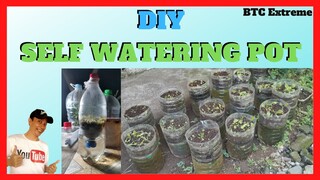 DIY SELF WATERING POTS | How to Reuse Soda Bottles