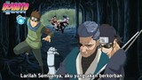Boruto Episode 184 terbaru Detik-Detik Mugino Bunuh Diri Demi Konohamaru& Team 7 - Spoiler 184-185