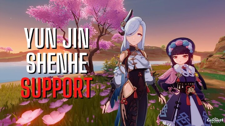 Yun Jin x Shenhe Spiral Abyss Support - [Genshin Impact]