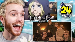 TIME TO SAVE THE WORLD!! I Attack On Titan S4E24 REACTION! | Shingeki no Kyojin