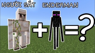 Mình Đã Hợp Thể Giữa | NGƯỜI SẮT GOLEM Với ANH DA ĐEN ENDERMAN | Trở Thành EnderGolem..!!