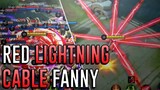 New Skin Of Fanny? Red Lightning Cables! | Fanny Montage | Vaigne Official | MLBB