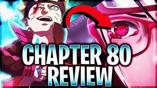 The TIMESKIP IS HERE Sarada Awaken The MANGEKYOU SHARINGAN | Boruto Chapter 80 Review