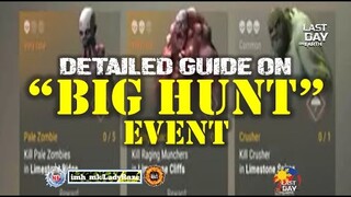 SEASON 25| "BIG HUNT EVENT"| DETAILED EXPLANATION  - Last Day On Earth: Survival