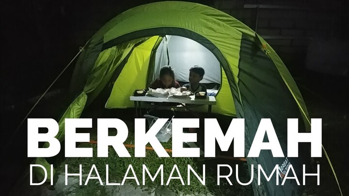Berkemah di Halaman Rumah 🏡 | Tenda Dome Great Outdoor Explorer 3/4 🎪