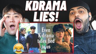 LIES KDRAMAS TOLD ME (REACTION)! 😂 *NEW KDRAMA FAN*