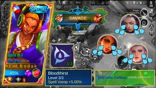 BRUNO COMPLETE BUILD | EASY SAVAGE| MASTER BODAK | TOP GLOBAL/PHILIPPINES BRUNO | - Mobile Legends