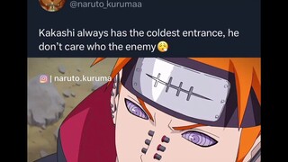 Kakashi always has the coldest entrance 🥶