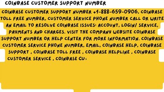 Coinbase Customer +1-844-788-1529 Support Number