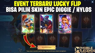 CARA DAPAT SKIN EPIC DIGGIE FAIRYTALER DI EVENT LUCKY FLIP - MOBILE LEGENDS EVENT UPDATE