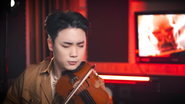 Beautiful violin performance! Attack on Titan selected soundtrack medley 『 Vogel im Käfig / T-KT / C