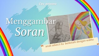 Menggambar Soran One Piece