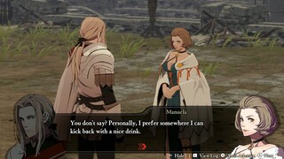 Jeritza & Manuela Level C Support Conversation - Fire Emblem Warriors: Three Hopes (DEMO)