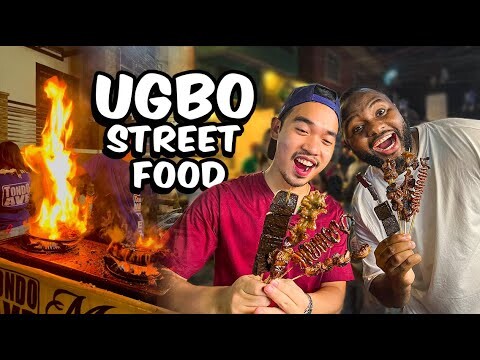 UGBO TONDO MANILA FILIPINO STREET FOOD TOUR - EATING THE FAMOUS TUMBONG SOUP