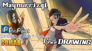 #Mayn_Urr_Izqi collab 2 Mayn Urr Izqi and Free DRAWING Indonesia