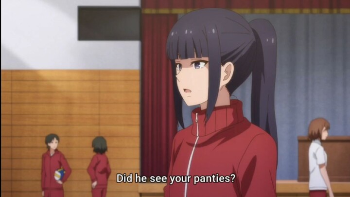 Did he see your panties?