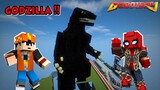 BoBoiBoy & Spiderman Melawan Godzilla - Minecraft BoBoiBoy Mod