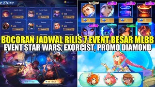 BOCORAN JADWAL RILIS 7 EVENT GRAT1SAN MOBILE LEGENDS 2023! EVENT STAR WARS, EXORCIST, PROMO DIAMOND